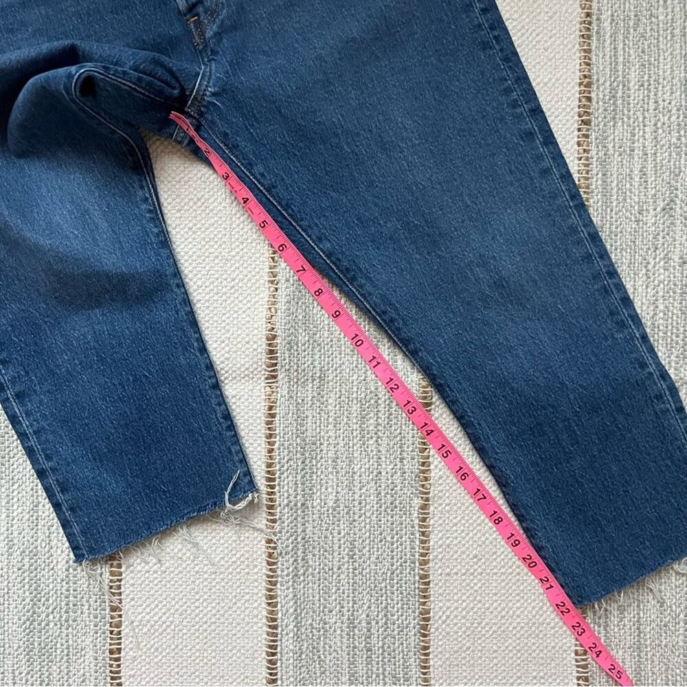 Levi’s 501 Skinny Blue High Rise Cropped Jeans Women’s Size 32 x 28 - Picture 3 of 10